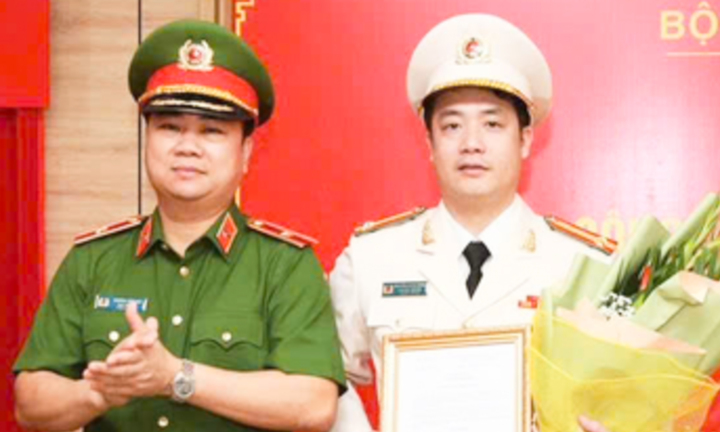 Trung tá Nguyễn Xuân Trung giữ chức Phó Cục trưởng Cục Cảnh sát PCCC và CNCH