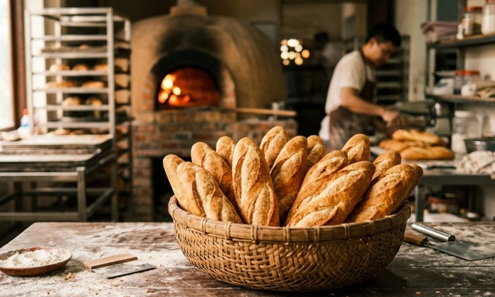 Ổ bánh mì nặng bao nhiêu gram, cung cấp bao nhiêu calo?