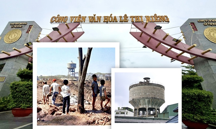 Đi tìm tháp nước xuất hiện trong bức ảnh quy tập hài cốt liệt sĩ năm 1968
