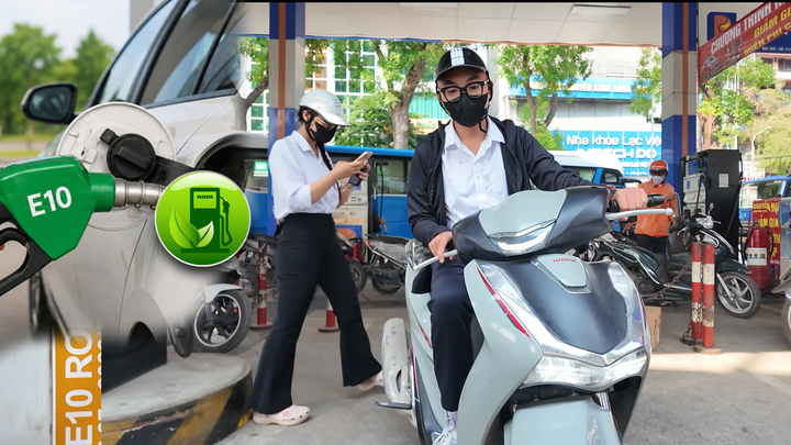 Ngày đầu chuyển xăng A95 sang E10: Người đổ đầy bình, người chỉ thử 30.000 đồng