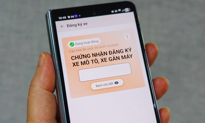 Công nghệ 1/6: Chứng nhận đăng ký xe điện tử đã có trên VNeID và VNeTraffic