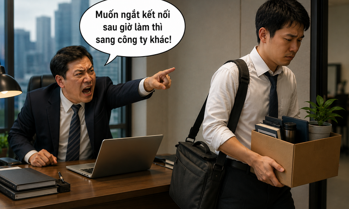 Sếp tôi nói muốn ngắt kết nối sau giờ làm thì sang công ty khác