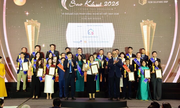 'Vay mua nhà trên kênh số' của VietinBank được vinh danh tại Sao Khuê 2026