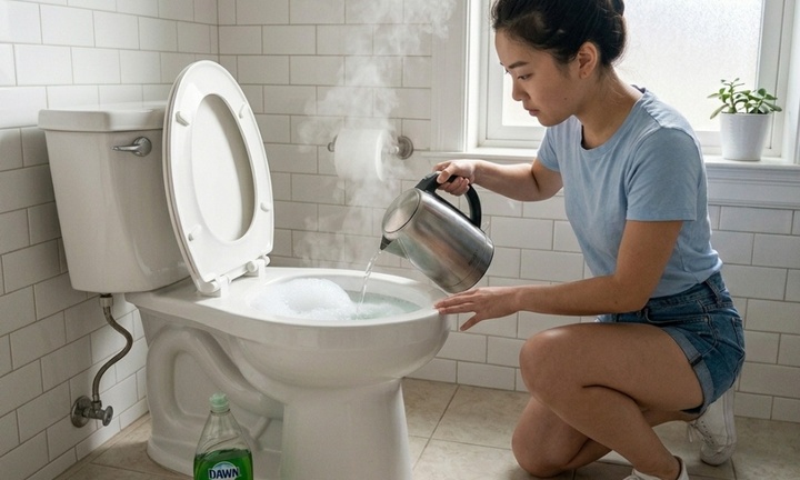 Mẹo thông tắc bồn cầu nhanh bất ngờ