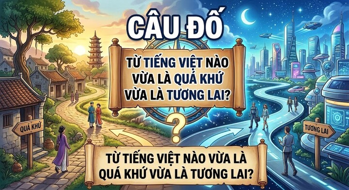 Từ tiếng Việt nào vừa là quá khứ vừa là tương lai?