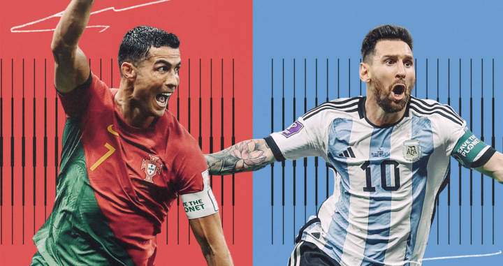 Ngôi sao Bồ Đào Nha xếp Ronaldo ngang hàng Messi