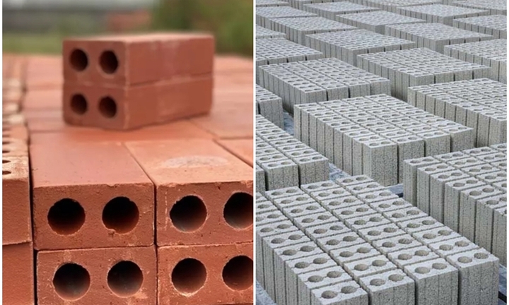 Xây nhà bằng gạch đỏ hay gạch không nung?