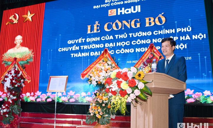 Trường Đại học Công nghiệp Hà Nội được chuyển thành Đại học Công nghiệp Hà Nội