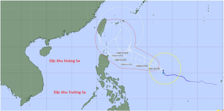Bão Mekhala mạnh lên 2 cấp, chưa có dấu hiệu vào Biển Đông