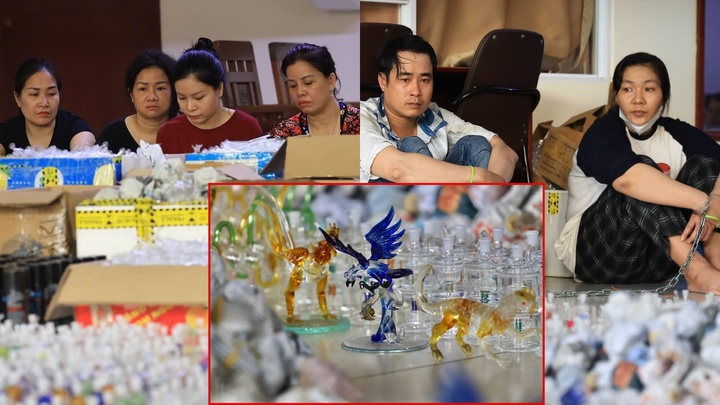 Từ 10 nỏ thuỷ tinh, công an triệt phá đường dây sản xuất dụng cụ dùng ma túy lớn