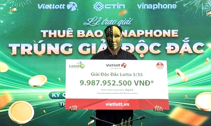 Chọn số theo giấc mơ, người đàn ông trúng độc đắc gần 10 tỷ đồng
