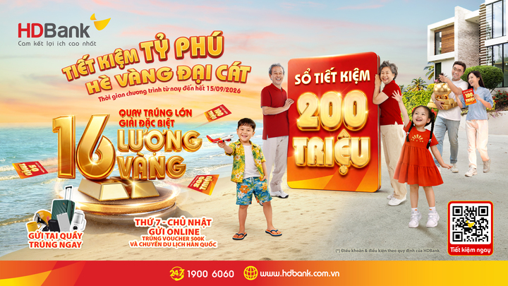Hàng chục khách hàng HDBank trúng thưởng sổ tiết kiệm và chuyến du lịch Hàn Quốc