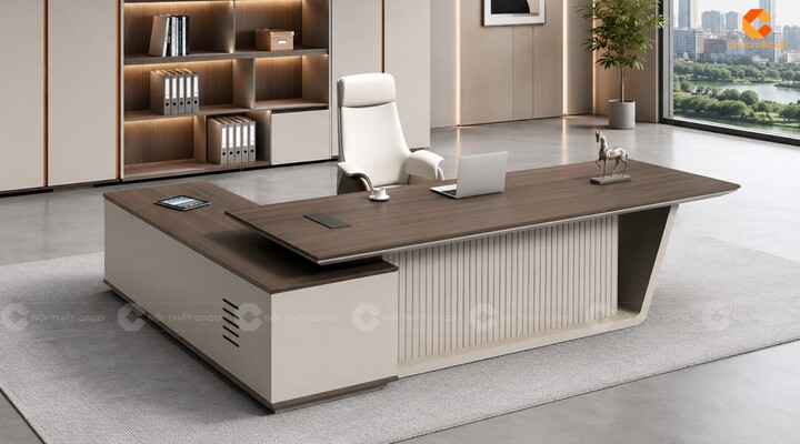 Nội thất CaCo - đơn vị sản xuất bàn giám đốc theo yêu cầu giá tận xưởng