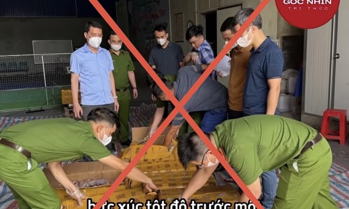 Police investigate the spread of false information about 'making dried shrimp with raw rubber' in Ca Mau.