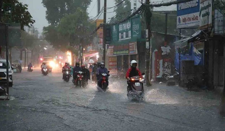 Prévisions météo pour le centre du Vietnam aujourd'hui, 27 juin&nbsp;: forte chaleur, orages dans de nombreuses régions.
