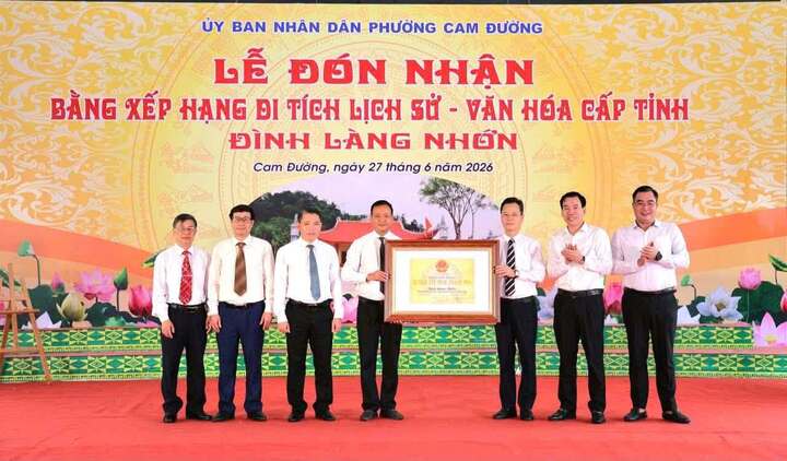 Lào Cai: Đình làng Nhớn xếp hạng là di tích lịch sử - văn hóa cấp tỉnh