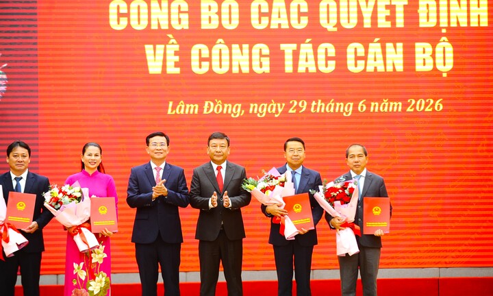 Lâm Đồng điều động, bổ nhiệm nhiều cán bộ chủ chốt