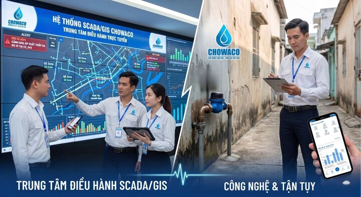 Cấp nước Chợ Lớn tăng tốc chuyển đổi số, hướng đến hệ thống cấp nước thông minh