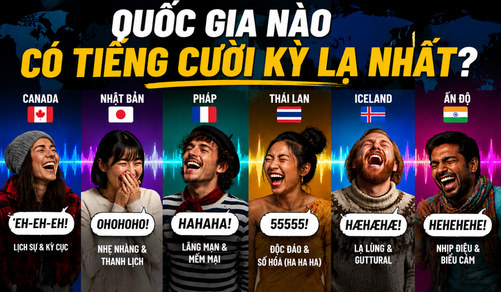 Quốc gia nào có tiếng cười kỳ lạ nhất?