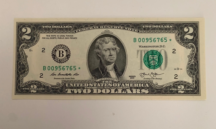 Vì sao tờ 2 USD là đồng tiền may mắn?