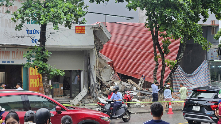 Phong tỏa hiện trường, dừng thi công 2 ngôi nhà bị sập ở Bắc Ninh