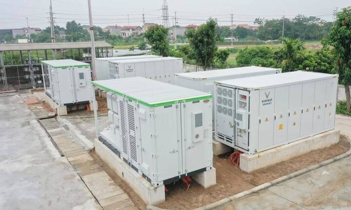 Triển khai hệ thống pin lưu trữ năng lượng quy mô lớn của VinEnergo 