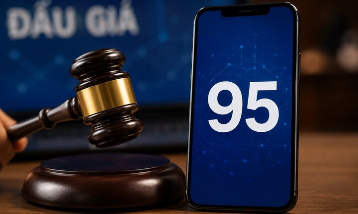 Đấu giá đầu số 095: Thu về hơn 252 tỷ đồng, gấp 101 lần giá khởi điểm