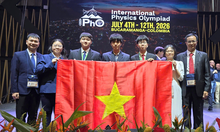 Việt Nam vào top 7 Olympic Vật lý quốc tế, giành 4 huy chương vàng