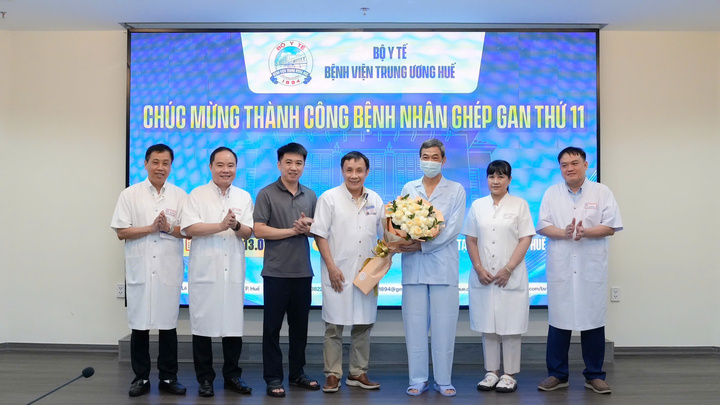 Ghép gan từ người hiến chết não, bệnh nhân xơ gan giai đoạn cuối được xuất viện