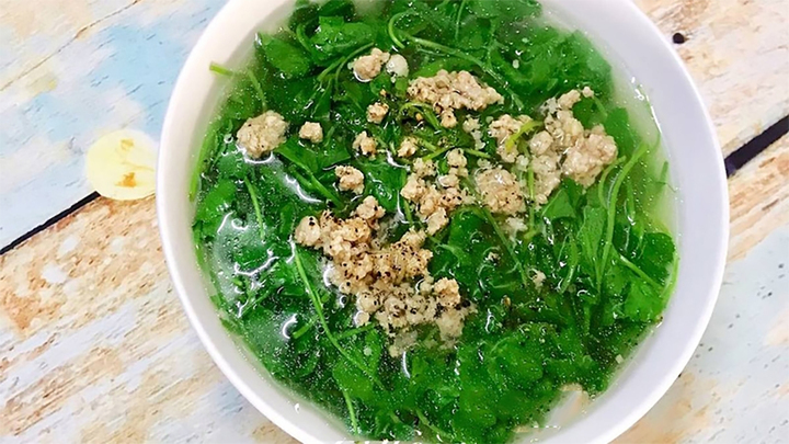 Cách nấu canh rau má ngọt mát, không bị đắng