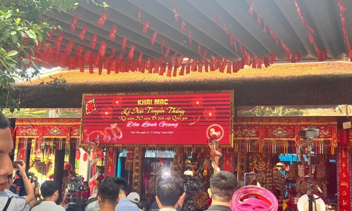 Khai mạc Lễ hội Đền Lảnh Giang 2026: Dấu ấn 30 năm Di tích quốc gia