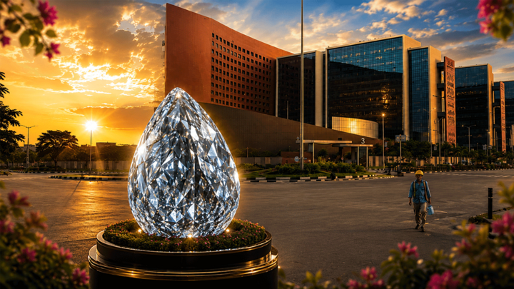 Thủ phủ kim cương Ấn Độ chìm trong khủng hoảng