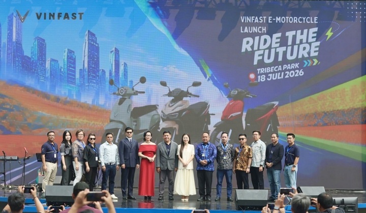 VinFast khai trương 20 đại lý xe máy điện tại Indonesia