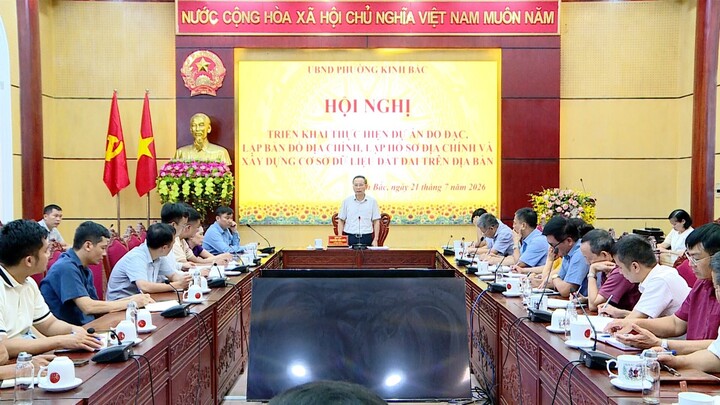 Phường Kinh Bắc đo đạc 66.000 thửa đất, số hóa dữ liệu đất đai
