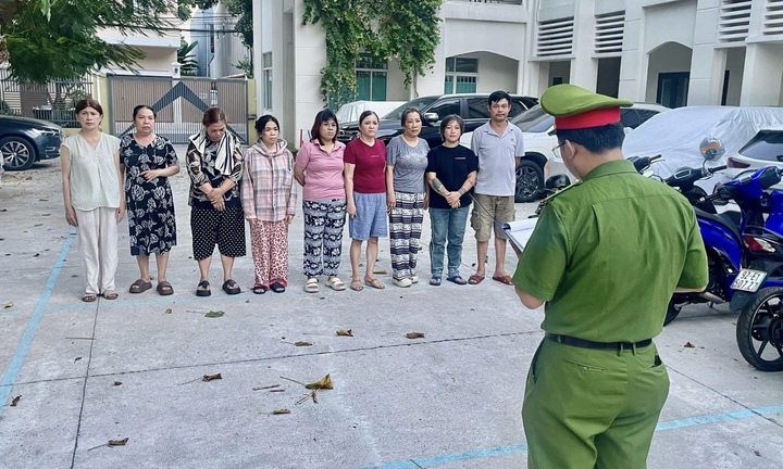 Bắt nhóm 'nữ quái' cầm đầu đường dây lô đề gần 8 tỷ đồng ở Đà Nẵng