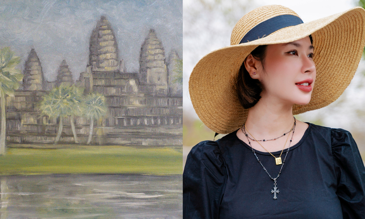 Hoạ sĩ Đặng Thanh Huyền mang vẻ đẹp dòng Mekong vào hội họa