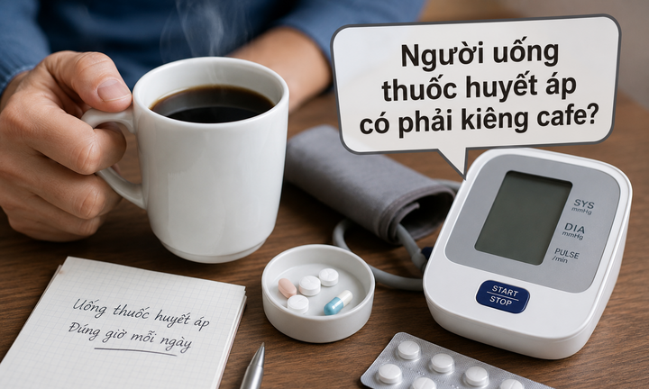 Người uống thuốc huyết áp có phải kiêng cà phê?