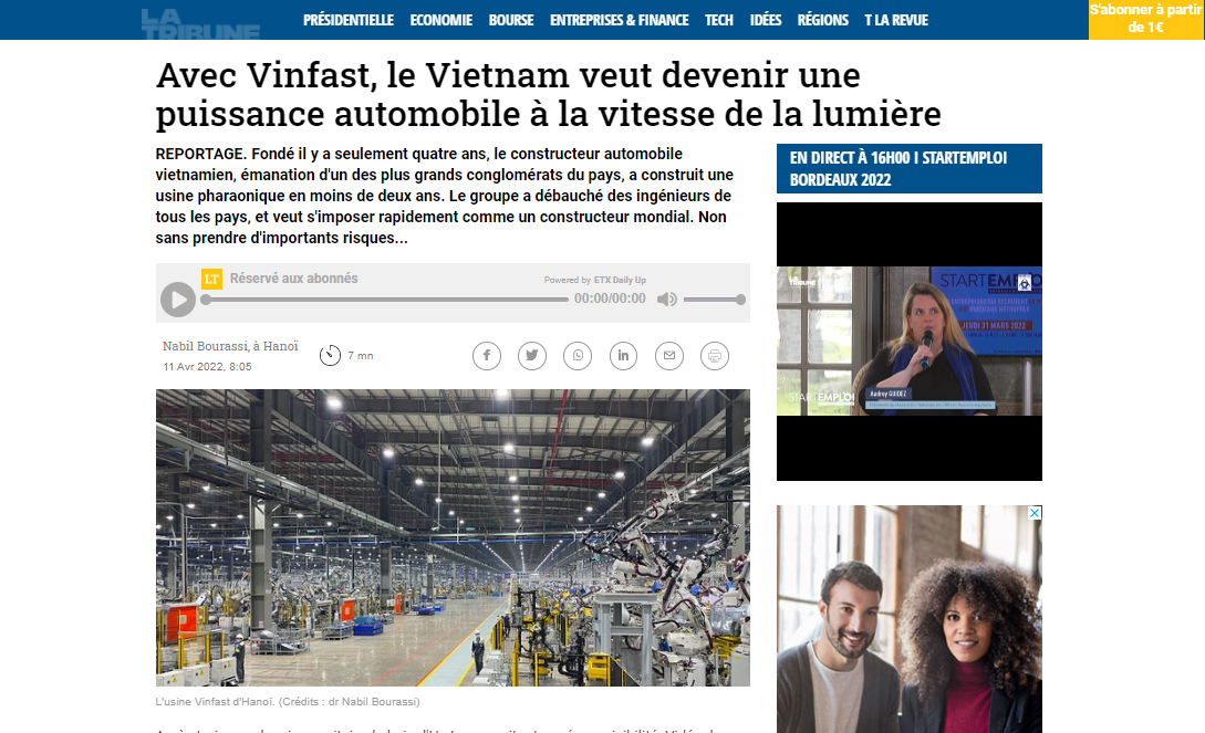 Báo Pháp: VinFast sẽ giúp Việt Nam thành cường quốc ô tô với tốc độ nhanh nhất - 1