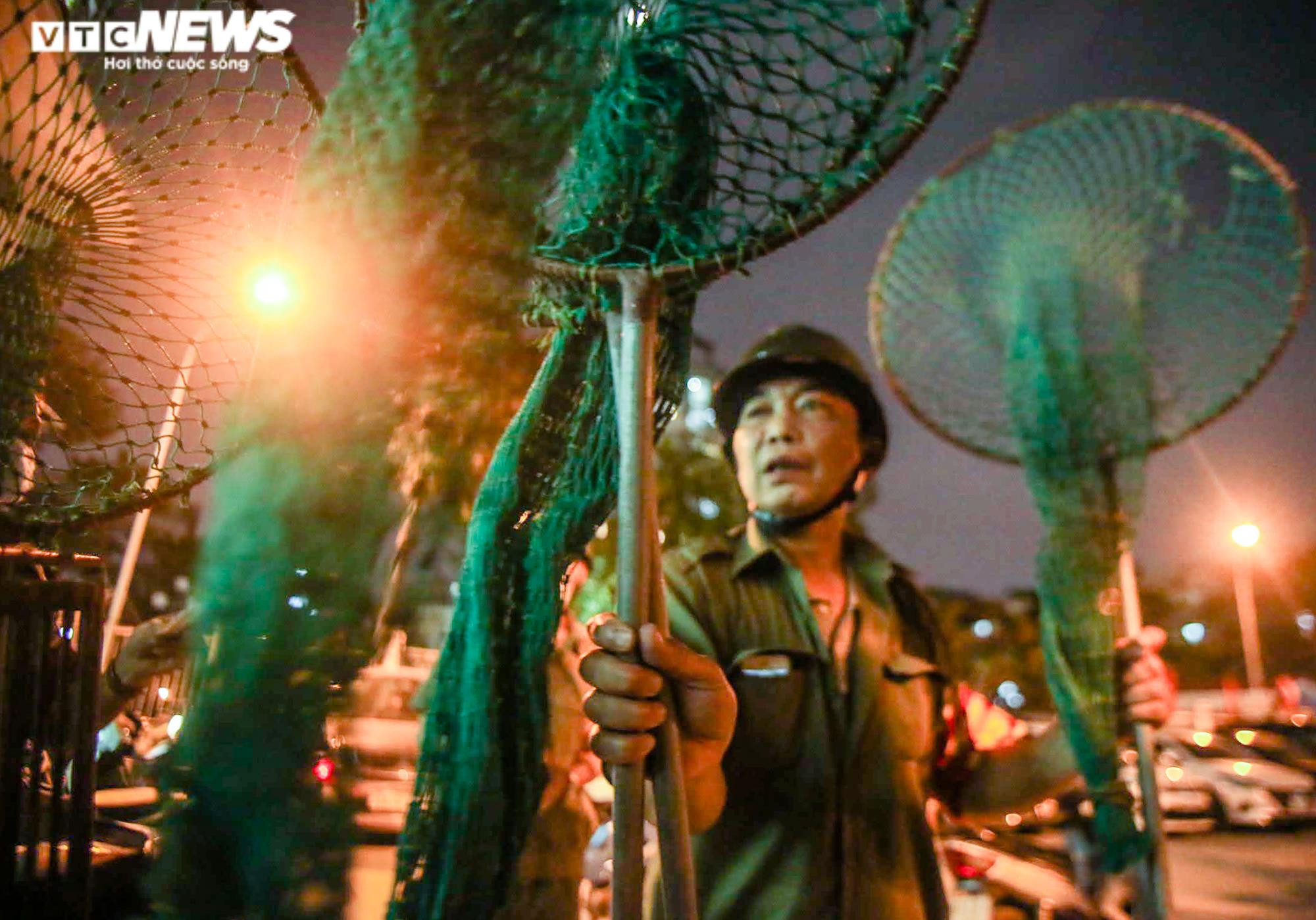 Ảnh: Theo chân đội bắt chó thả rông trong đêm ở Hà Nội - 1