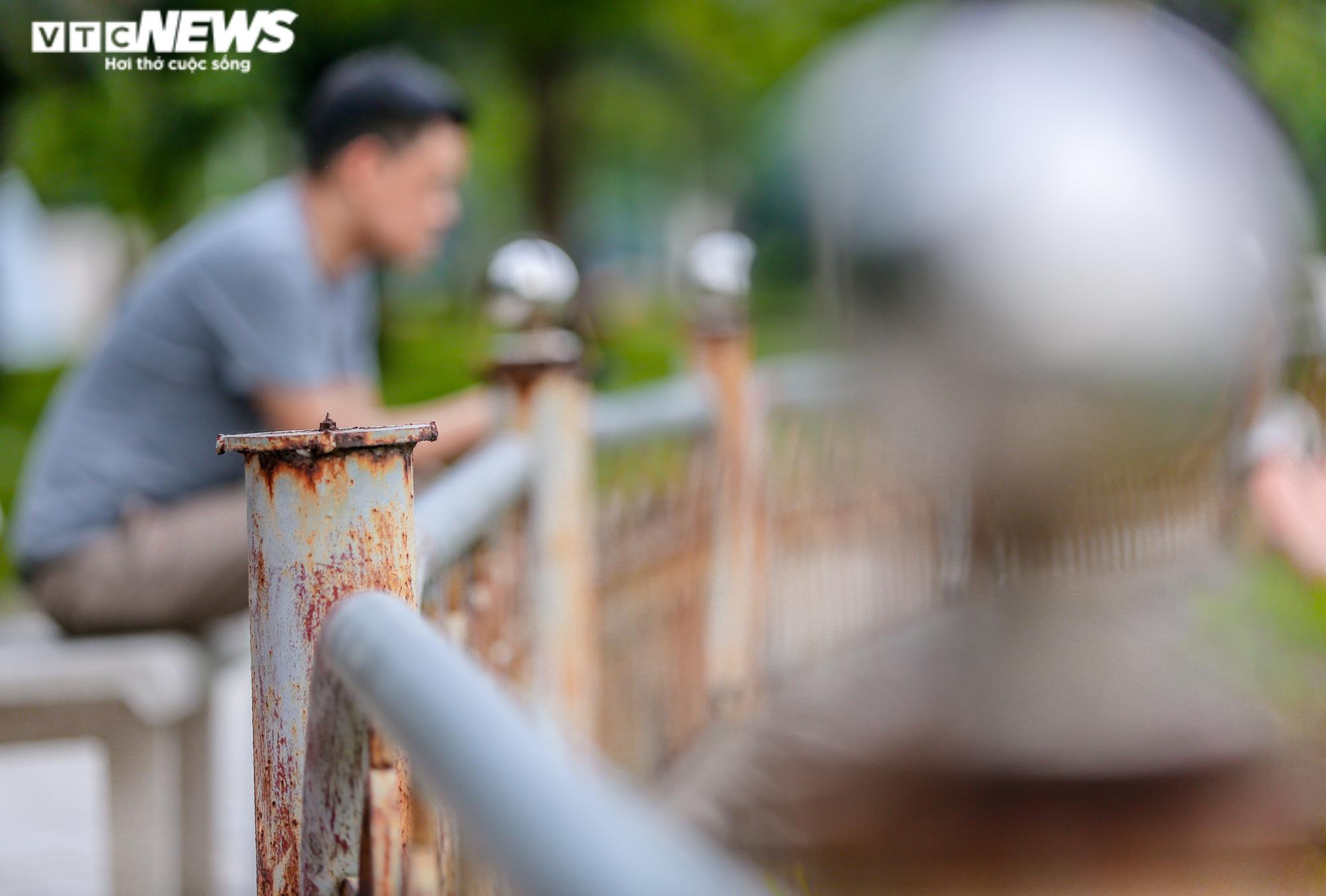 Ảnh: Hai công viên nổi tiếng Hà Nội xuống cấp, 'bẫy' người đến vui chơi - 16