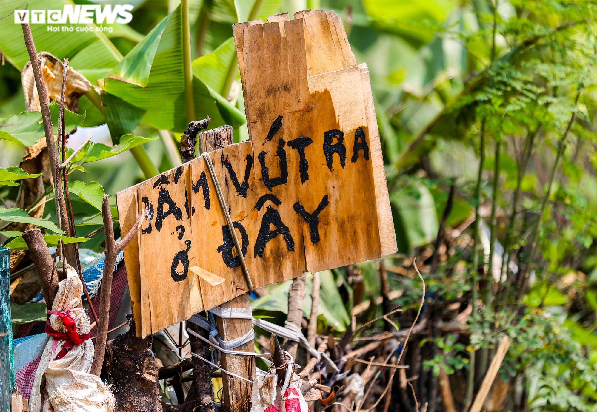 Dân khó thở khi đi ngang qua bãi rác tự phát trong dự án tái định cư ở Hà Nội - 2