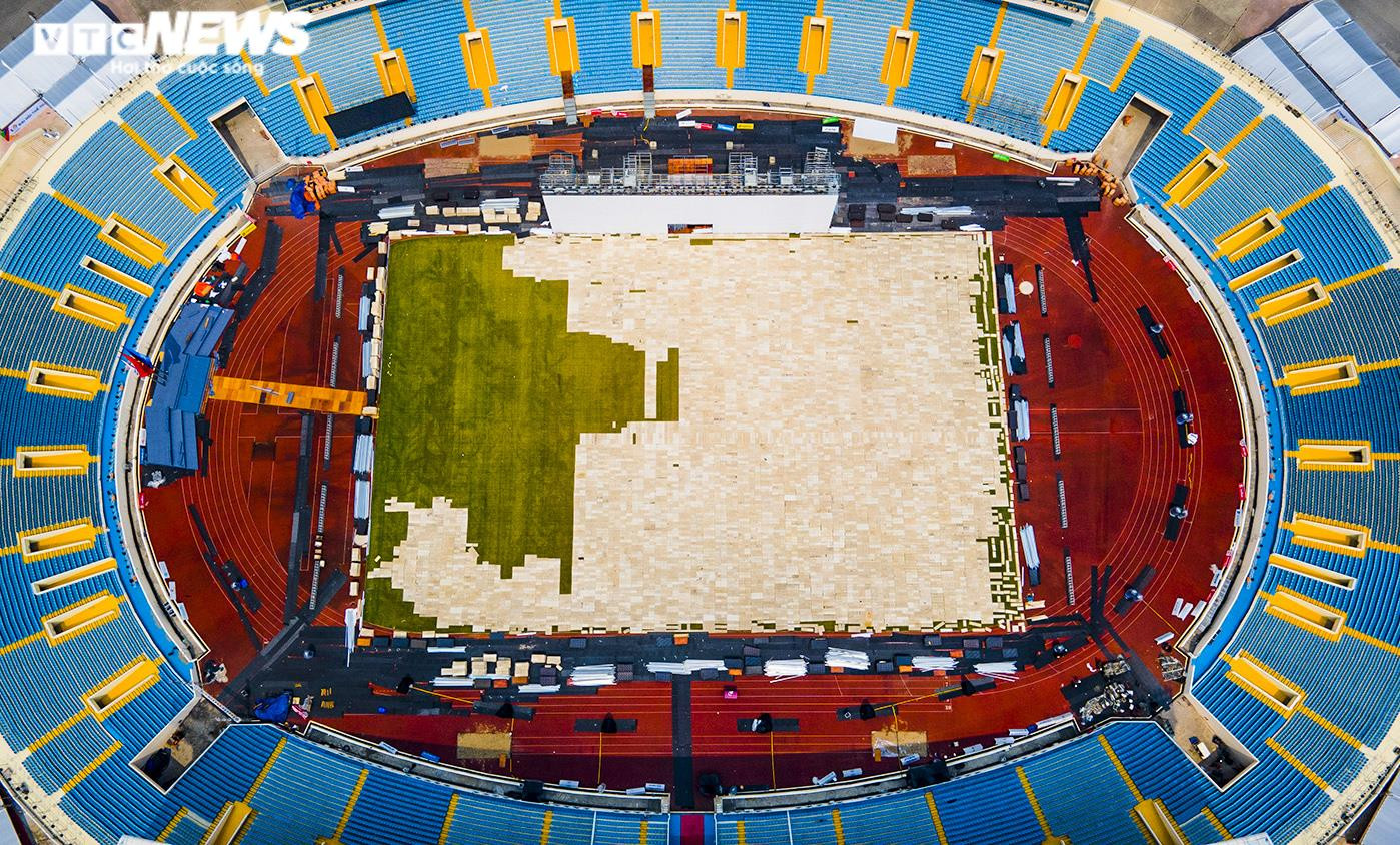 Ảnh: Sân Mỹ Đình trước ngày khai mạc SEA Games 31 - 1