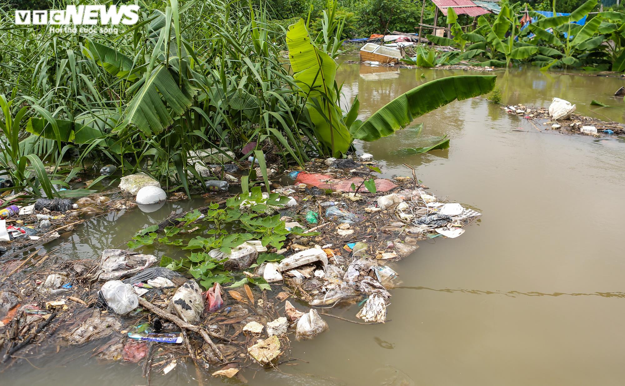 Kiếm tiền triệu mỗi ngày nhờ đưa khách qua đoạn bãi giữa sông Hồng ngập nước - 8