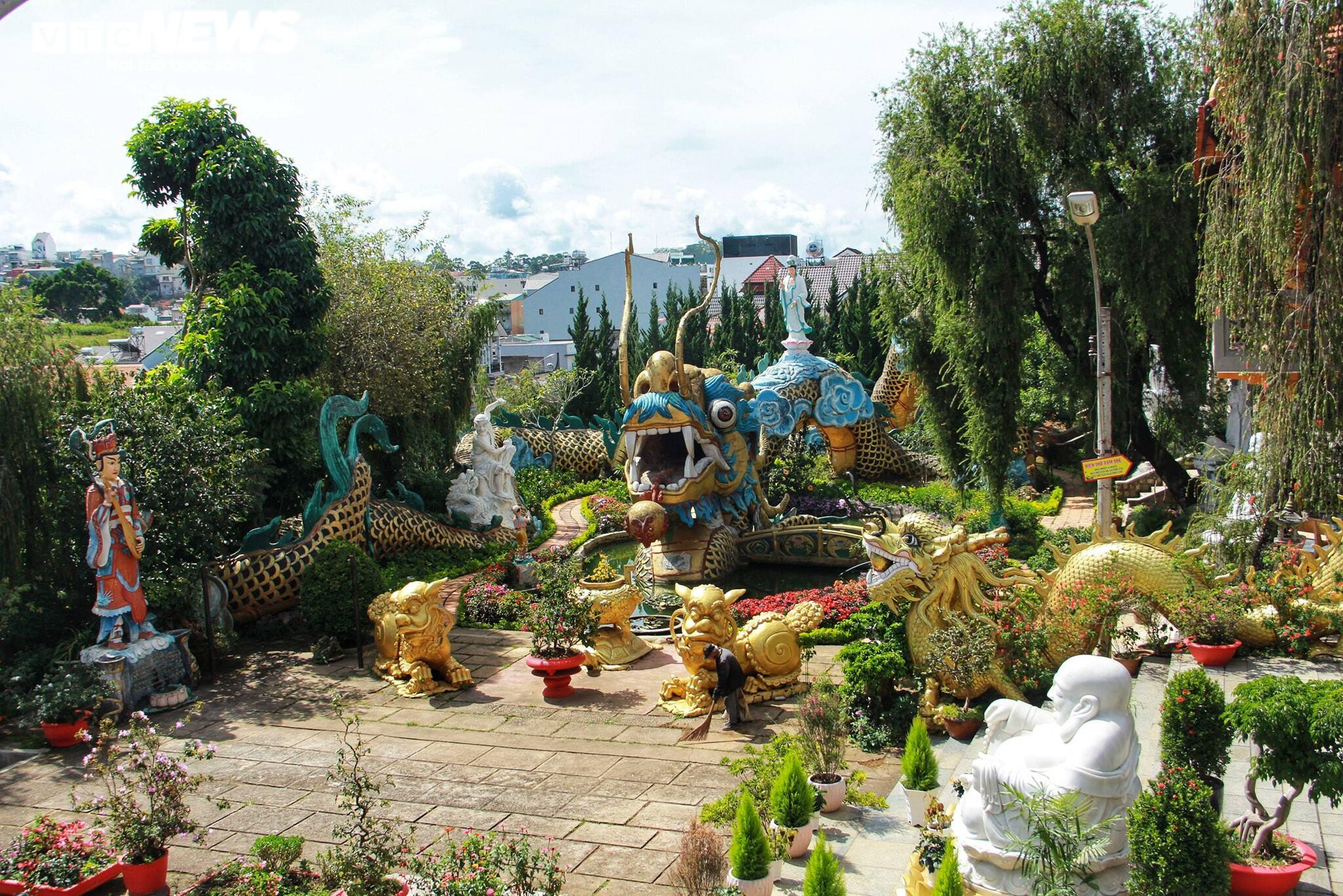 Ảnh: Kiến trúc độc đáo của ngôi chùa cổ đầu tiên ở Đà Lạt - 9