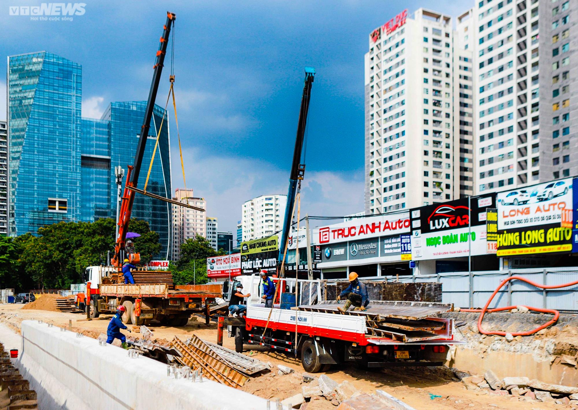 Ảnh: Những dự án giao thông trọng điểm ở Hà Nội sắp hoàn thành - 16