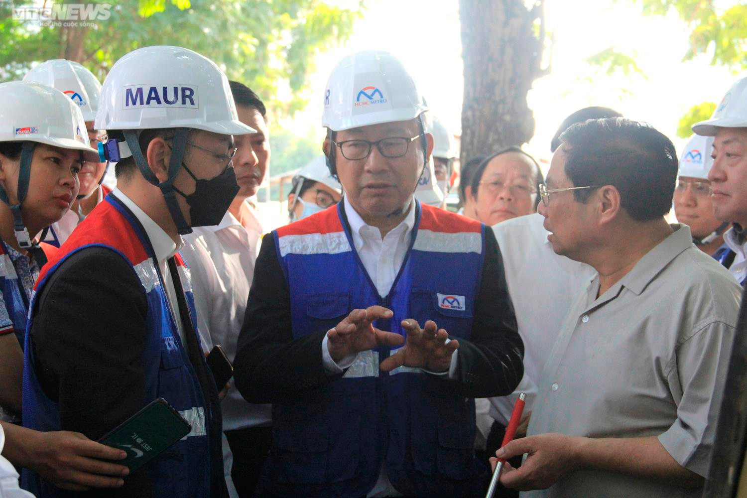 Thủ tướng Phạm Minh Chính thị sát nhà ga tuyến Metro số 1 Bến Thành - Suối Tiên - 7