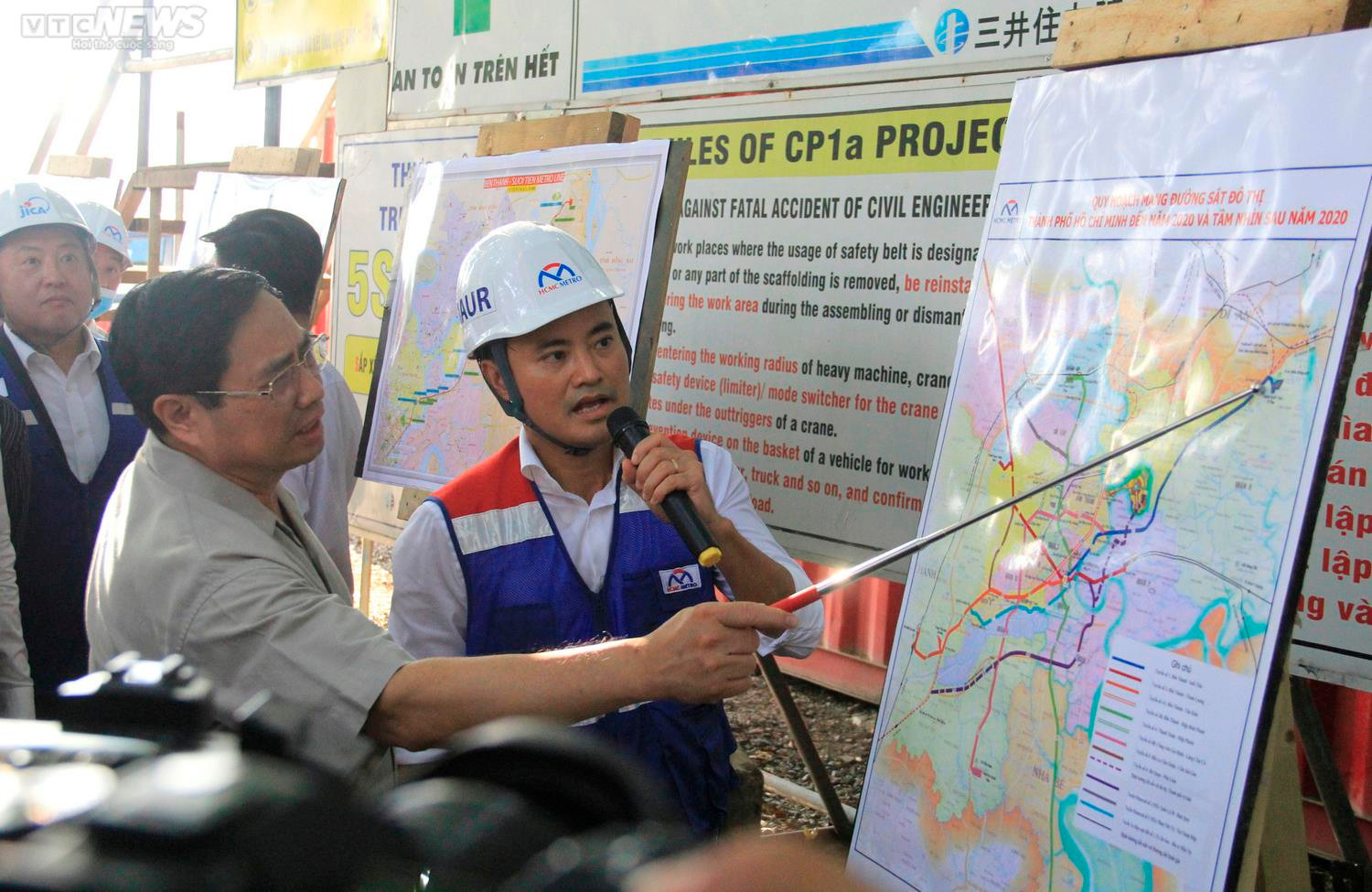 Thủ tướng Phạm Minh Chính thị sát nhà ga tuyến Metro số 1 Bến Thành - Suối Tiên - 6