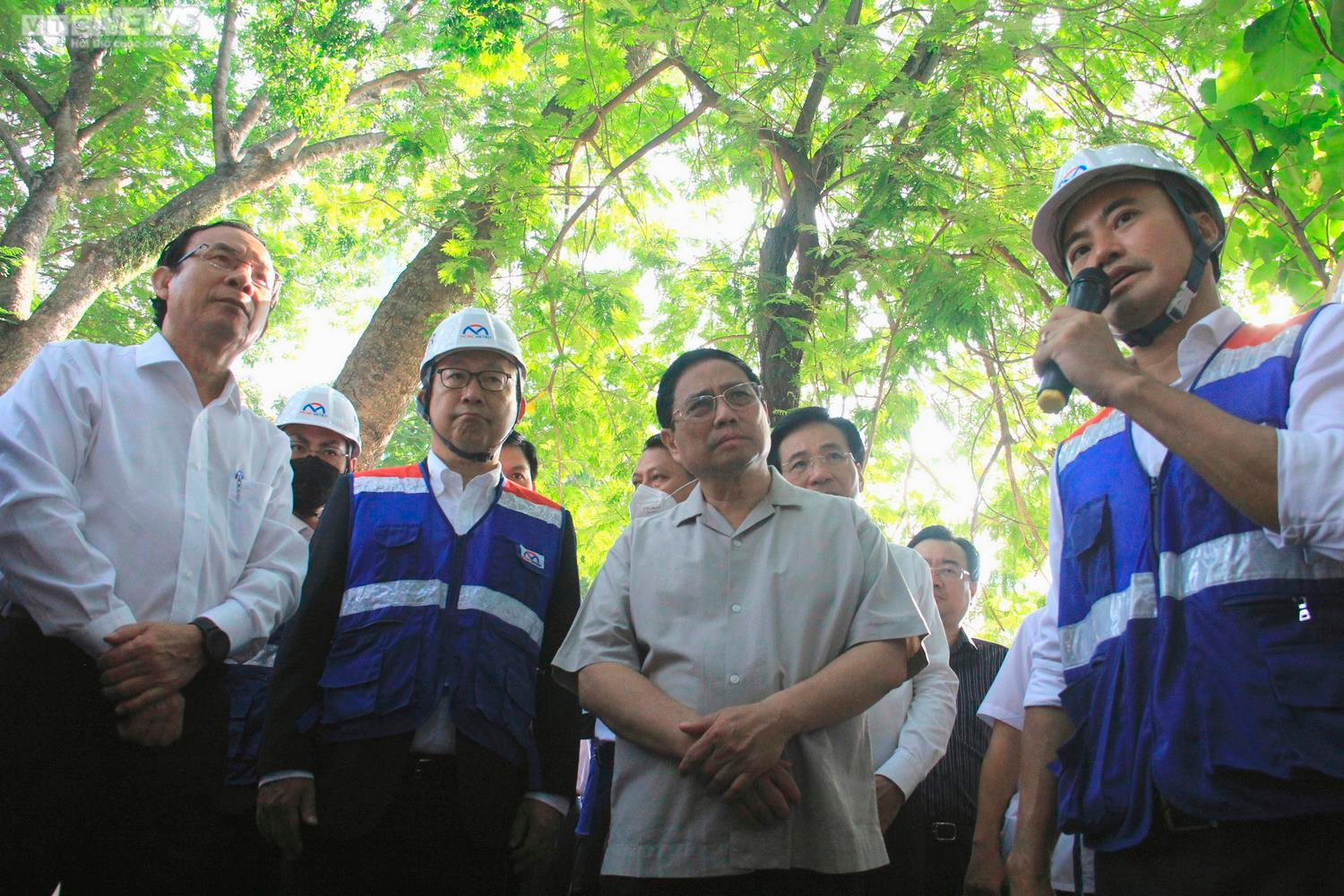 Thủ tướng Phạm Minh Chính thị sát nhà ga tuyến Metro số 1 Bến Thành - Suối Tiên - 5