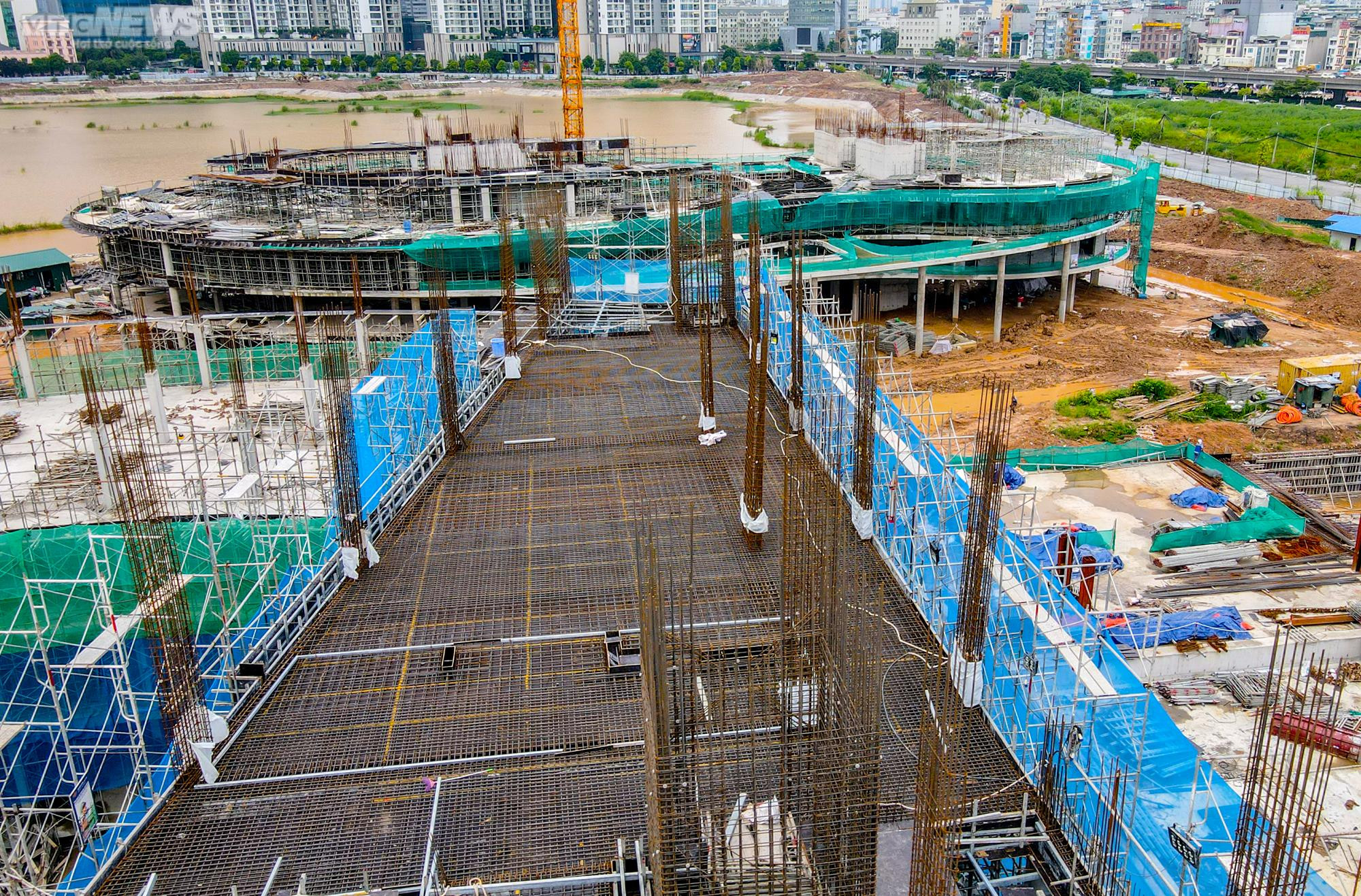 Ảnh: Cung thiếu nhi Hà Nội hơn 1.300 tỷ đồng dần lộ diện sau 9 tháng thi công - 5