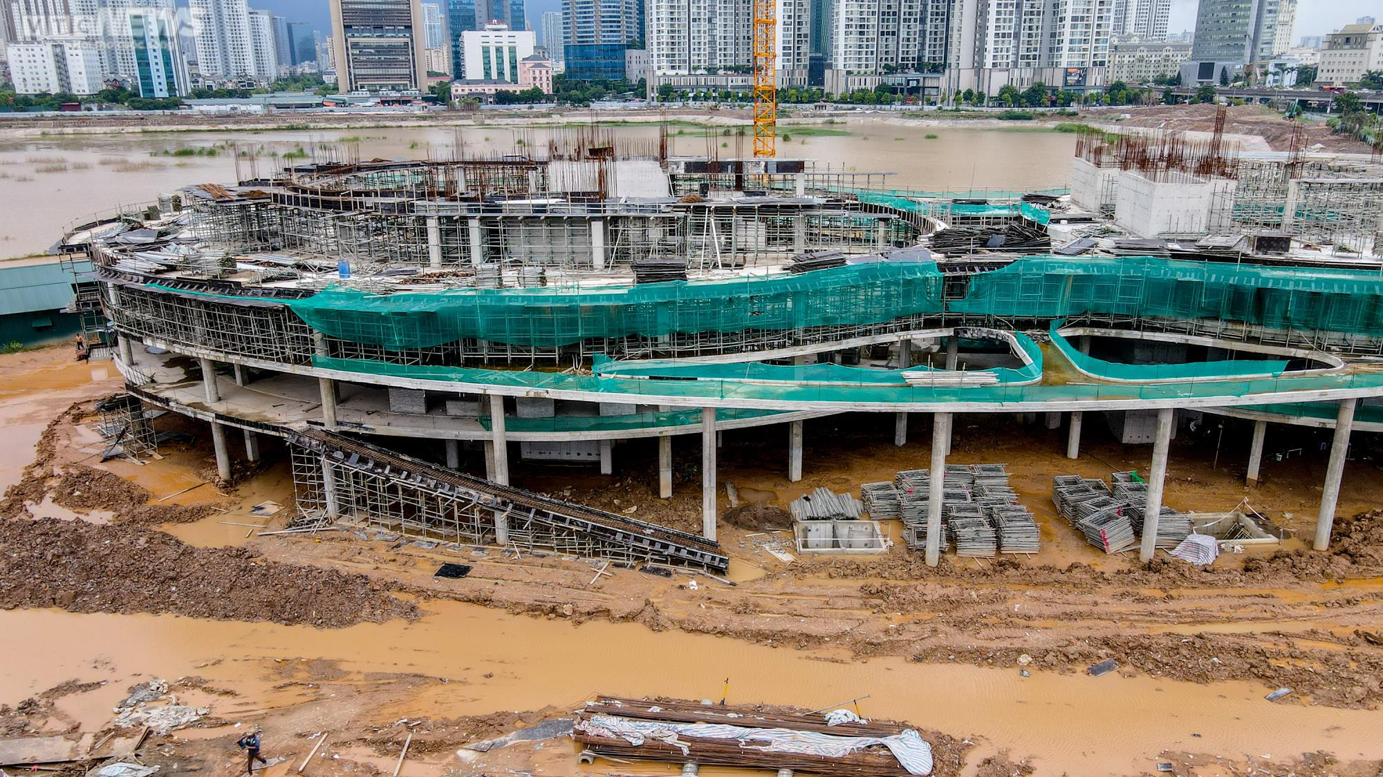 Ảnh: Cung thiếu nhi Hà Nội hơn 1.300 tỷ đồng dần lộ diện sau 9 tháng thi công - 13